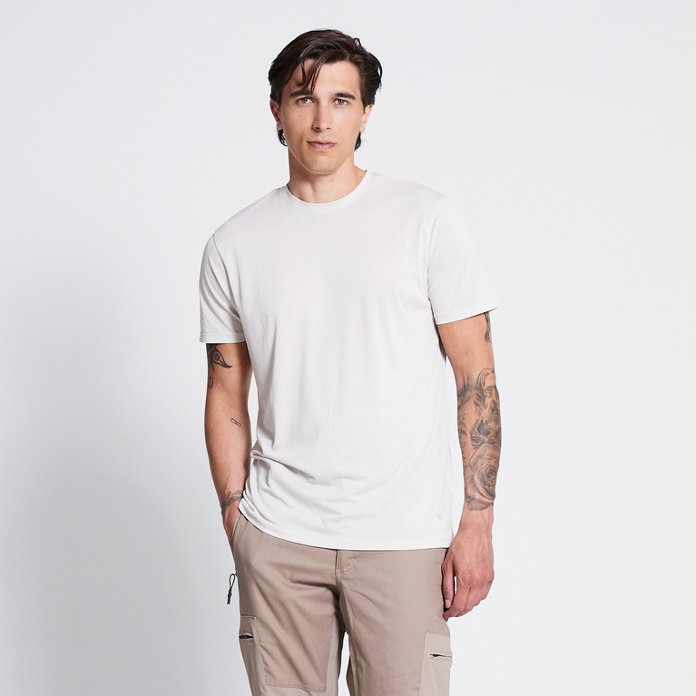 Lightweight tee "Od" Soft White